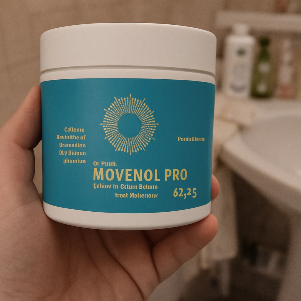 Foto av Movenol Pro-förpackning från en verklig kund